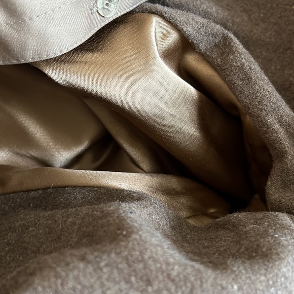 COPY - Like New Ladies Brem Rainwear Trench Coat Dark Tan Color - Picture 6 of 6